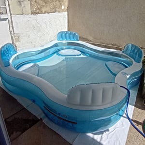 Intex 56475, 990 L, Nafukovací bazén, Dieťa a dospelý, 4 osôb, Modrá, Biela, 11,7 kg Fotografia od zákazníka č. 3