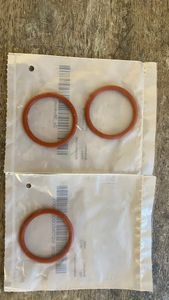 2x O-Ring kompatibel mit Siemens EQ, Bosch Vero, Gaggenau, Neff Kaffeevollautomaten 38x4mm Rot Silikon Dichtung Innen 38mm Außen 46mm Kunden-Foto 3