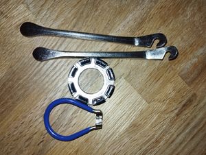 4-pack bicykel špice nástroj Bicycle špice kľúč vreckový nástroj 6 v 1 bicykel ráfik obliekanie nástroj Správny nástroj s pákou pneumatiky Fotografia od zákazníka č. 1