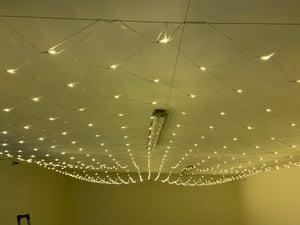 6X4m LED pohádkové světla teplá bílá síťovina vánoční světla vodotěsný časovač elektřina keře zahrada strom pokoj balkon strana dekorace Fotografie od zákazníka č. 1