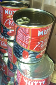 24x Mutti Pomodori Pelati Geschälte Tomaten 100 % italienische Tomaten 800g Dose Tomaten Sauce Kunden-Foto 1