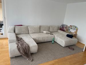 Moebelfest Lusso Ecksofa L-Form Rechtsseitig Creme Teddy-Bouclé Kunden-Foto 8