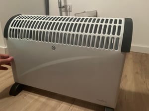 Konvektor, Heizung 750, 1250 oder 2000 Watt, mobile Elektroheizung mit Thermostat NEDIS HTCO10FWT von immer-saugut Konvektionsheizgerät Kunden-Foto 1