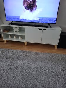 VASAGLE Lowboard TV-Schrank, Lange 160 cm, für Fernseher bis zu 65 Zoll Kunden-Foto 3