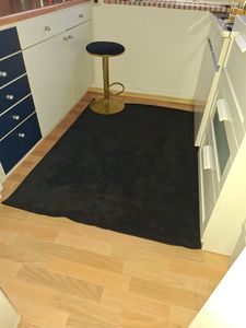 Tappeto moderno per soggiorno a pelo corto lavabile in morbida pelliccia antiscivolo dimensioni 100x200 cm Foto del cliente 5
