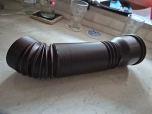 AIORBER Regenwasser- und Dachrinnenrohre, Fallrohrverlängerungen, Abflussverlängerungen,Kann im Garten, im Freien und in Abflüssen verwendet werden Kunden-Foto 2