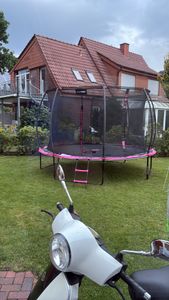 Thunder Gartentrampolin Elite 366 cm 12 ft Innennetz 150 kg Schwarz Kunden-Foto 4