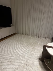 Carpetsale24 Hochflor Teppich Wohnzimmer Skandinavische Boho Design 3D Optik Teppich Shaggy Flauschig Weich, Grösse: 120x170 cm Kunden-Foto 3
