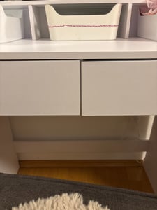 VASAGLE Schminktisch mit LED-Beleuchtung, einstellbare Helligkeit, mit Spiegel Kunden-Foto 20