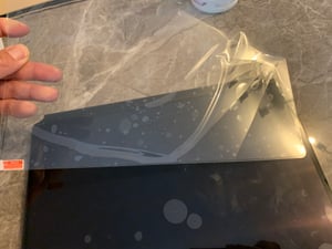 Panzer Folie für Samsung Galaxy Tab A7 Lite 2021 Echt Glas Displayschutzfolie Transparent Glasfolie 9H Härtegrad Schutzglasfolie Kunden-Foto 2