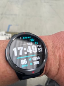 2025 Smartwatch Herren Militär mit Telefonfunktion,AMOLED 1100mAh Akku Sportuhr Herren mit Großes Display/3 Armbänder,100+ Sportmodi,Android&iOS Kunden-Foto 1