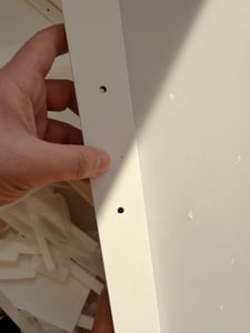 FCH Hochschrank Badezimmerschrank,Küchenschrank mit 6 Türen, mit Verstellbaren Ablagen, Weiß 60 x 30 x 170cm Kunden-Foto 6