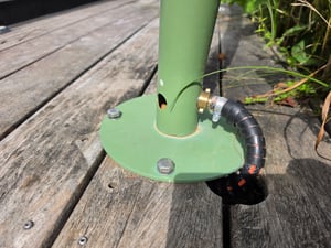 Gartendusche Sonnenblume "Flowershower" Höhe ca. 217 cm, *exklusives Design* Kunden-Foto 2