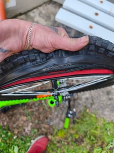 Actionbikes Kinderfahrrad Zombie 20 Zoll | Kinder Fahrrad - V-Brake Bremsen - Kettenschutz - Fahrradständer - Kinderrad - 6-9 Jahre (Grün) Kunden-Foto 8