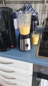 LEHMANN Standmixer Smoothie Maker Mixer 1000ml, 1200W,  Smoofit Blender mit tragbare Flaschen Kunden-Foto 4