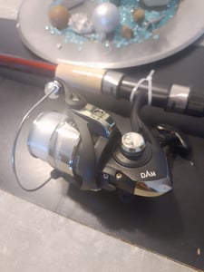 DAM Fighter Pro Tele Spin 240 10-50 6SEC Angelrolle 30FD Angelset Combo Kunden-Foto 1