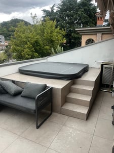 Copertura Termica 215X215Cm Grigio Antracite Foto del cliente 1