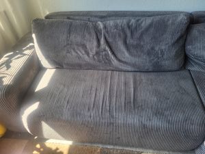 Kaiser Möbel Ecksofa mit schlaffunktion und bettkasten, Couch L form, Schlaffunktion ARAGON Dicker Cord Dunkelgrau Ottomane Rechts Kunden-Foto 2