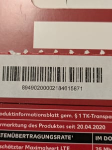 KAUFLAND MOBIL Prepaid eSIM Starterpaket mit 5G im besten D-Netz inkl. 10 € Startguthaben (digitales Produkt) Kunden-Foto 3