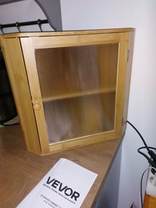 SucceBuy Cestino per il pane in legno a doppio strato per conservare il pane in modo salvaspazio Foto del cliente 1