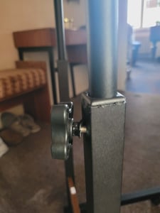 Rebiko Výškově nastavitelný stůl na notebook na kolečkách Fotografie od zákazníka č. 1