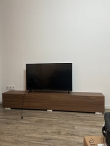Selsey BISIRA TV-Möbel 200 cm Nussbraun Kunden-Foto 1