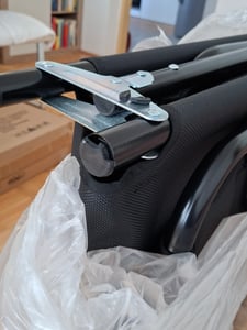 Linder Exclusiv Klappbarer Gartenliege XXL mit Baldachin Schwarz Kunden-Foto 4