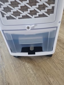 Climatiseur mobile JUNG LIFEAIR sans tuyau d'évacuation, climatiseur mobile 3-en-1, purificateur d'air, humidificateur, refroidissement par eau, jusqu'à 20 m², minuterie de 15,5 heures Photo du client 12
