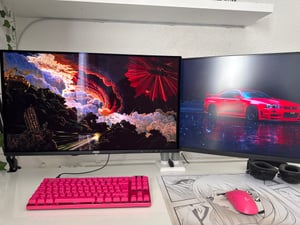 Uchwyt do monitora Mark Adler Flow 2.0 - ramię ze sprężyną gazową, obrót 360°, VESA 75x75/100x100, do 9 kg, do 15"-32", aluminium, możliwość montażu bez wiercenia Zdjęcie produktu od klienta nr 2
