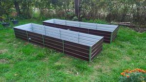 vidaXL Garten-Hochbeet Verzinkter Stahl 320×40×45 cm Grün Kunden-Foto 1