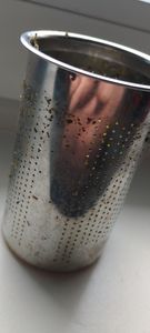 Szklany czajniczek T24 1250 ml z sitkiem ze stali nierdzewnej - Odporny na wysoką temperaturę, wyjmowane sitko, ergonomiczny uchwyt - Idealny do sypanej herbaty Zdjęcie produktu od klienta nr 2