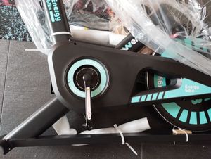 Wenoker Heimtrainer Fahrrad mit Eigener App und Magnetischem Widerstand, Bis 160KG, Indoor Fitnessbike Heimtrainer für Kardio Training Kunden-Foto 3