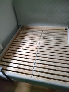 Lermowood Rollrost 120 x 200cm (20 Latten) - Extrem stabil, Massivholz - Lattenrost Bettrost Holzlatten Latten Rost Kunden-Foto 1