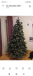 Yorbay 150cm Artificiale Albero di Natale Abete con Stand per la decorazione di Natale riutilizzabile (Albero di Natale con neve) Foto del cliente 8