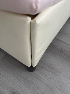 vidaXL Bettgestell Schwarz 140x200 cm Kunstleder Kunden-Foto 3
