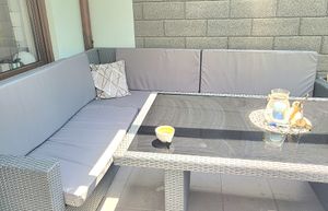 Bankkissen 160×60×50x7 cm beige – Sitzkissen für Gartenbank 2-3 Personen mit abnehmbarem Bezug, bequemes Polster für Outdoor & Terrasse Kunden-Foto 1