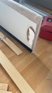 Polsterbett POLLA 160x200 mit Bettkasten, Metall-Lattenrost klappbar, Doppelbett mit Stauraum, Bett mit Kopfteil Braun Samt Kunden-Foto 2