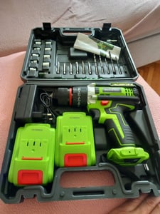 XMaster Akku Schlagschrauber, 21V Bürstenloser Drehschlagschrauber, 350 Nm Akkuschrauber, mit 2x 3 Ah Batterie und Ladegerät Kunden-Foto 1