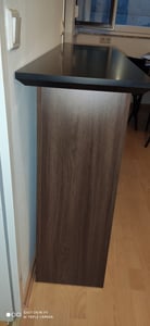 Tribesigns 120 cm Konsolentisch für Eingangsbereich, 2-stufiger schmaler Sofatisch aus Holz hinter dem Sofa mit Ablagefach für Wohnzimmer, Flur, Foyer Kunden-Foto 1