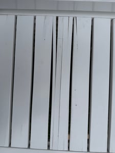 tillvex® panca da giardino in legno marrone chiaro 150 cm / 3 - 4 persone panca da parco solida panca da giardino arredo giardino Foto del cliente 3