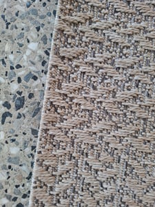 Paco Home Outdoor Teppich Wetterfest Balkon Wohnzimmer Boho Einfarbig Sisal Regenbogen 160x230 cm Kunden-Foto 2