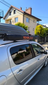 SucceBuy Auto-Seitenmarkise, 4,6'x6,6' Schattenabdeckung, PU3000mm UV50+ einziehbare Markise mit wasserdichter Tasche, perfekt für LKW, SUV, Van und Wohnmobile Kunden-Foto 1