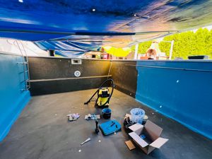 2K Poolfarbe Poolbeschichtung Schwimmbadfarbe SL450 Pastelltürkis wie RAL 6034 - 10Kg Kunden-Foto 1