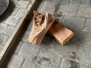 Brennholz Kaminholz Feuerholz Buche 150kg im Karton / 25cm Länge ofenfertig gesägt gespalten getrocknet (firewood beech / bois de chauffage hêtre) HOLZBRX Kunden-Foto 3
