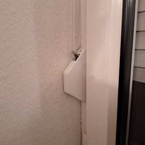 INOVATEC Rollladen Halbeinlass Gurtwickler weiß Mini 5 m Gurtband Kunden-Foto 1