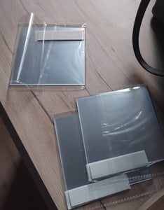 4 Stück Spiegelfliesen Selbstklebend, Spiegel Selbstklebend Klebespiegel Quadratische Spiegelfliesen für Wanddekoration, Badezimmer, Wohnzimmer-15*15 Kunden-Foto 1