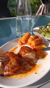 Philips 2000 series NA231/00 Airfryer , 6,2 l (Silber), Heißluftfritteuse, 6,2 l, 1 kg, Rapid Air, 60 °C, 200 °C Kunden-Foto 4