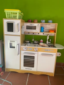 XXL-Holzküche für Kinder – mit LED, Zubehör & interaktiven Elementen Kunden-Foto 26