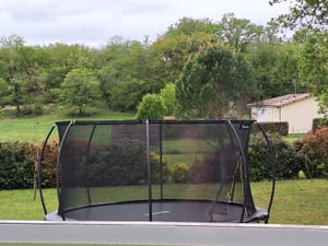 HyperMotion detská XL záhradná trampolína - 305 cm 10FT - s rebríkom a vnútornou sieťkou - pre dom a záhradu Fotografia od zákazníka č. 5