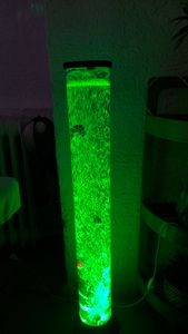PartyFunLights – XXL-Fischlampe mit Blasen, 80 cm – Farbwechsel – wird über einen USB-Adapter betrieben – inkl. USB-Kabel Kunden-Foto 2